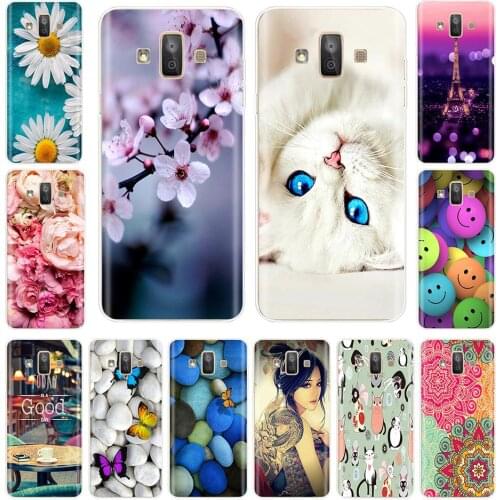 For Samsung Galaxy J7 Duo 2018 Case Silicon Back Cover For Samsung J7 DUO SM-J720F J720 Phone Cases