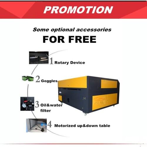 Biggest promotion Co2 laser cutting machine 130w laser machine 1612 for metal&non-metal
