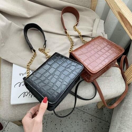 Crossbody Bags Fashion Ladies Elegant Flap New PU Letter Chains Strap Purse Female Totes Womens Handbags Casual Shoulder Bags