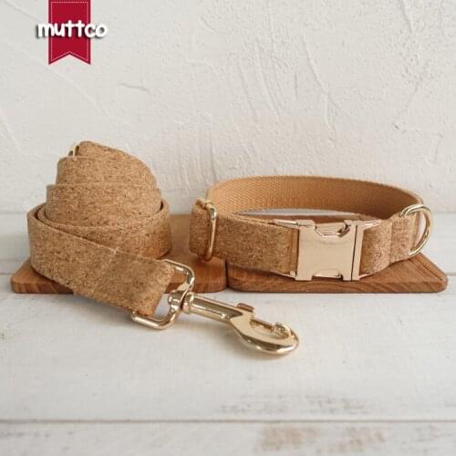 MUTTCO unique collar THE WOOD GRAIN convenient to walk the dog leash accessory for small medium large dogs 5 sizes UDC084J