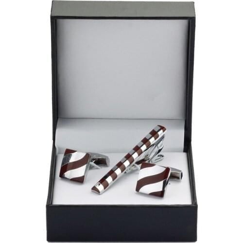 XKZM High Quality Cuff links necktie clip for tie pin for mens gift Red twist tie bars cufflinks tie clip set Free Shipping