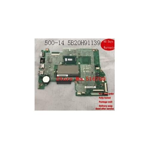 Replacement Laptop Motherboard For Lenovo Yoga 500 500-14 Laptop Main Motherboard 5B20H91139