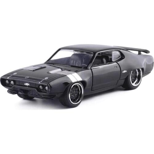 13CM 1:32 Scale Metal Alloy 1972 DOMS PLYMOUTH GTX Fast Racing Car Model Diecast Vehicles Toy F Children Collection