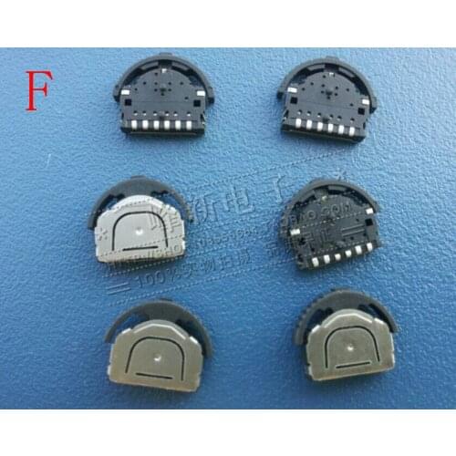 5Pcs Mobile phone MP3/4/5 dial switch key switch left and right reset dial switch big head patch 6 feet