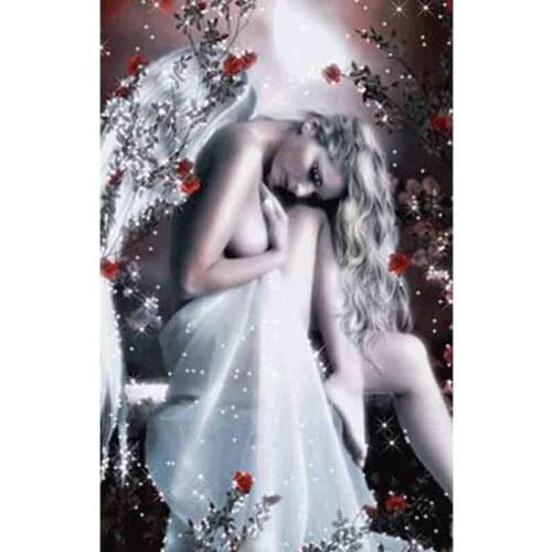 Kexinzu Full Square Round Drill 5D DIY Diamond Painting "Cartoon Girl" 3D Embroidery Cross Stitch Mosaic Home Decor Gift