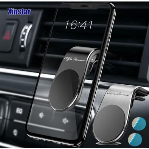 Car Phone Holder Sticker Automobile Accessories For Alfa Romeo Giulia Giulietta 159 156 MITO Stelvio 147 Sportiva