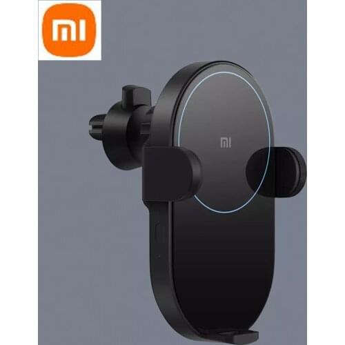 Xiaomi Mi 20W Max Qi Wireless Car Charger WCJ02ZM Auto Pinch with Intelligent Infrared Sensor Fast Charging Car Phone Holder