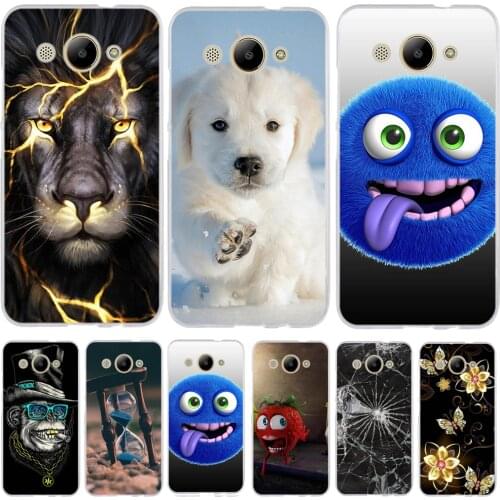Case For Huawei Y3 2017 Case Silicone funda 3D Soft TPU Cover for Huawei Y5 Llite 2017 Cover Coque for Huawei Y3 2018 Case Cover