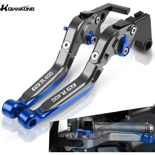 For Suzuki GSR400 GSR 400 2008 2009 2010 2011 2012 Motorcycle Brake Levers CNC Aliuminum Adjustable Brake Clutch Lever Handlebar