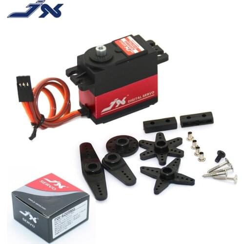 JX PDI-6209MG 4.8V-6V 0.13sec/60 9.35kg Digital Metal Servo Aluminums Case for 1/10 RC car Kst Servo Car Model Motor RC Parts