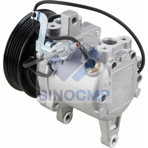 3P999-00620 SVO7E 6PK A/C Air Conditioning Compressor 447280-3050 447280-3080 for Kubota M135GX GXDTC M136 SV07E Spare Parts