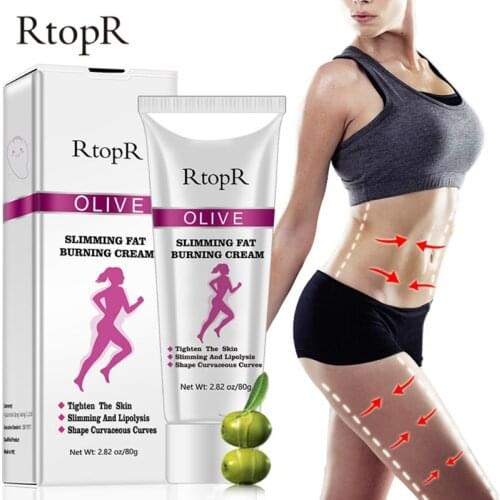 Olive Slimming Fat Burning Cream Firming Skin Cream 80g Slimming Products Waist Effective Reduce Massaging Cream
