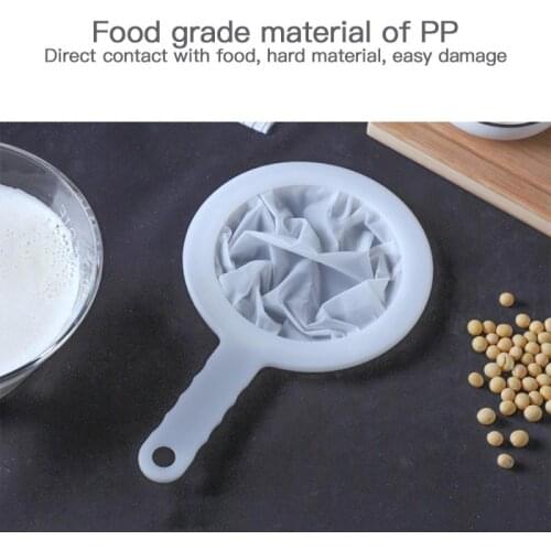 Kitchen Ultra-fine Mesh Strainer Kitchen Nylon Mesh Filter Spoon for Soy Milk 100/200/400 Mesh Kitchen Ultra-fine Mesh Strainer