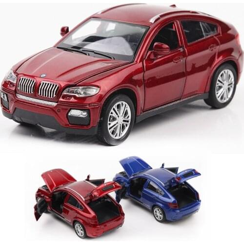 1:32 BMW-X6 Car Model Alloy Car Die Cast Toy Car Model Pull Back Childrens Toy Collectibles Free Shipping