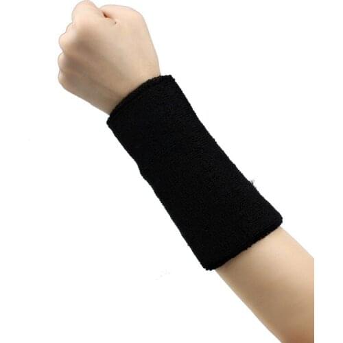 New Motorcycle 1 PCS Unisex Cotton Sweat Band Sweatband Wristband Arm Band Basketball Tennis Gym Yoga