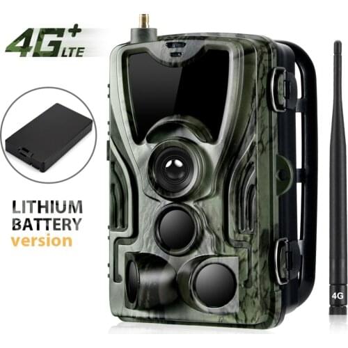 4G FTP SMTP MMS SMS Email Trail Hunting Camera HC801LTELI 20MP Photo Traps Wild Cameras Cellular With 5000Mah Lithium Battery