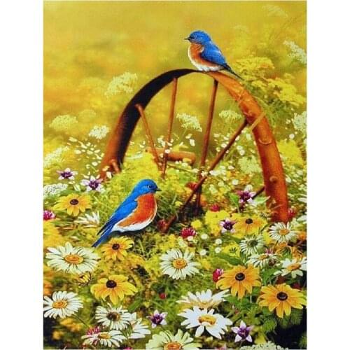 Full square / round 5D DIY Diamond Painting animal bird picture Mosaic Diamond Embroidery Flowers new Decoration Painting GH534