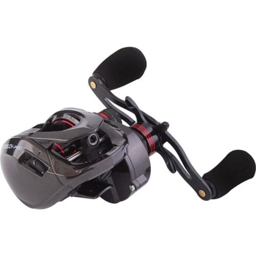 NOEBY Baitcasting Fishing Reel Aluminum Metal Spool Max Drag Power 8kg Light Weight Casting Reels
