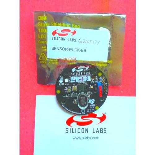 SENSOR-PUCK Silicon Labs Multiple Function Sensor Development Tools platform for Si114x optical sensors and S Si1147-M01, Si7021