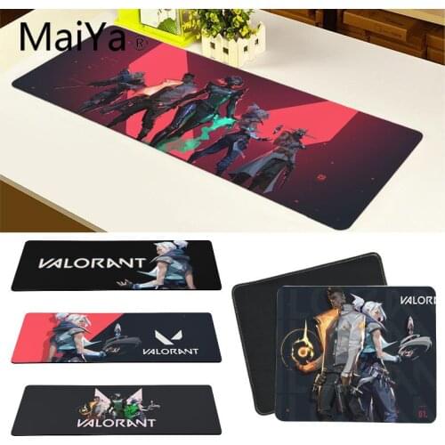 Maiya High Quality VALORANT Comfort Mouse Mat Gaming Mousepad Free Shipping Large Mouse Pad Keyboards Mat
