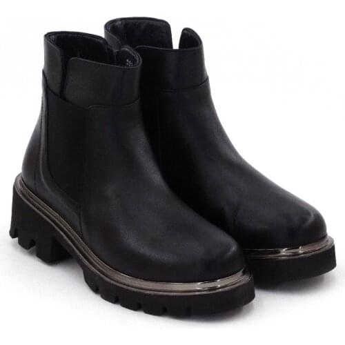 Womens Genuine Leather Boots 2020 Autumn Winter Fashion High Quality Ultra Comfort Made in Turkey