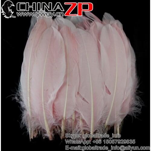 Gold Supplier CHINAZP Factory 200pieces/lot Selected Top Quality Dyed Lavender Goose Feathers