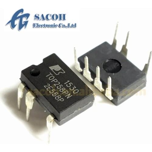 10PCS/lot New OriginaI TOP258PN TOP258P or TOP258GN or TOP258MN TOP258 DIP-7 Integrated Off-line Switcher