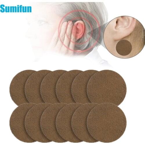 12Pcs Natural Herbal Ear Tinnitus Patches Cure Hearing Loss and Deafness Multiple Sclerosis Treatment Health Care Plaster