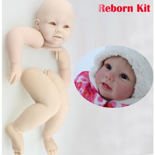 28 Inches Bonnie DIY Blank Kit Reborn Baby Dolls Newborn Bebe Vinyl Doll Unpainted Unfinished Parts Toys For Girl Gift