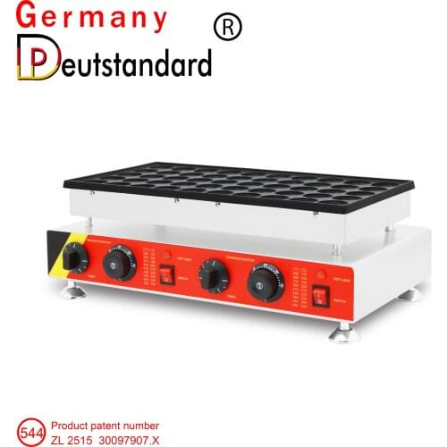 CE Approved 50 hole Automatic Poffertjes Grill/Mini Pancake Machine For Snack Bar