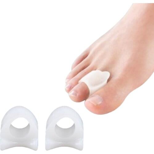 3Pair=6pcs Foot Care Tool Silicone Hallux Valgus Toe Separator Manicure Separador De Dedos De Los Pies Plantillas Para Los Pies