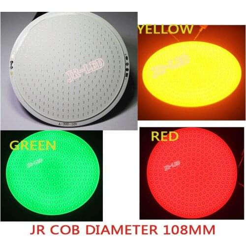 Free Shipping! 2pcs Round COB Super Bright R-108mm 30W Cob 300Led Chip DC12vWarm White/ White/blue/green/red/yellow high light