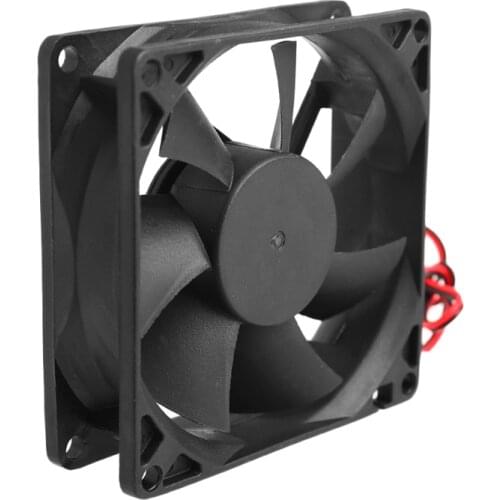 BGEKTOTH High Quality 80 x 80 x 25mm 12V 2-pin brushless cooling fan for computer CPU System Heatsink Brushless Cooling Fan
