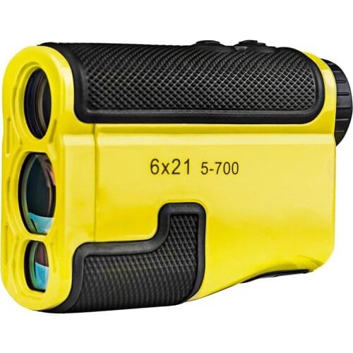 BIJIA 6x21 700M Golf Laser Rangefinder Hunting Range Finder Laser Distance Meter With Speed Measure Fogproof Flag Locking
