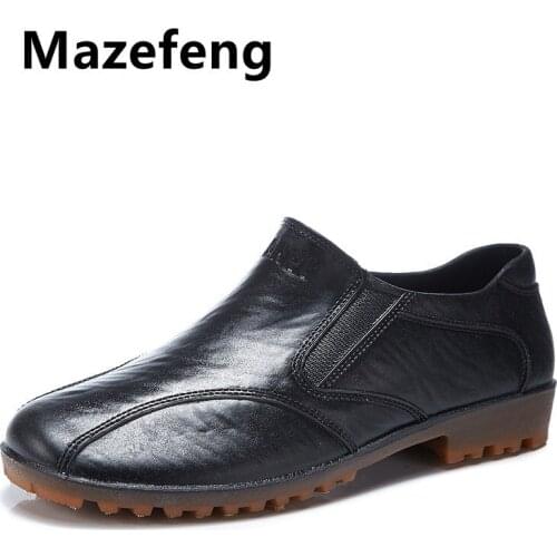 Mazefeng Brand Men Rubber Shoes Waterproof Rain Boots 2021 Spring Autumn New Male Short Ankle Boots Waterproof Rianboots Shoes