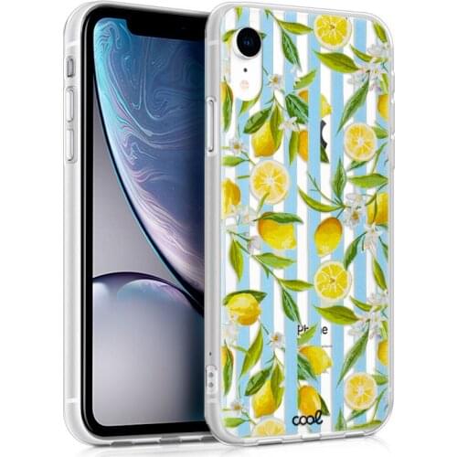 Case iPhone XR Clear Lemon