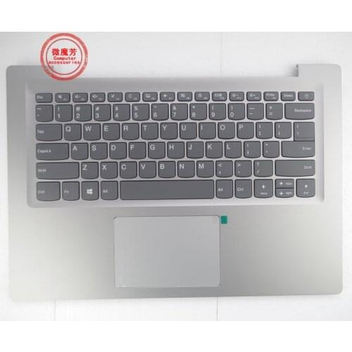 US Laptop Cover FOR Lenovo IdeaPad 120S-14IAP Palmrest Upper Case With Touchpad With Enlish Keyboard
