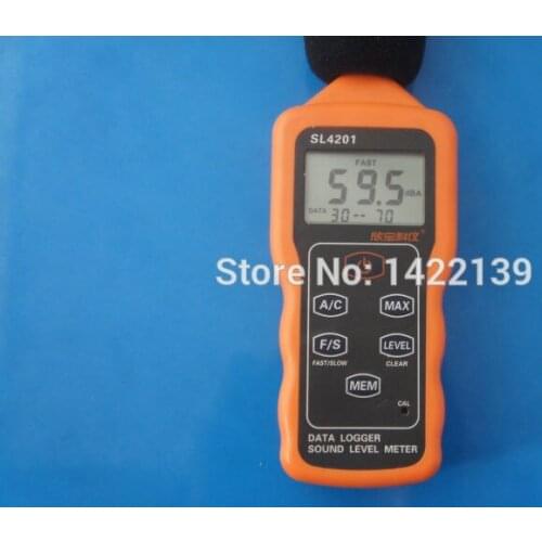 Digital Sound Level Meter Decibel Data Logger 30-130dB USB SL4201