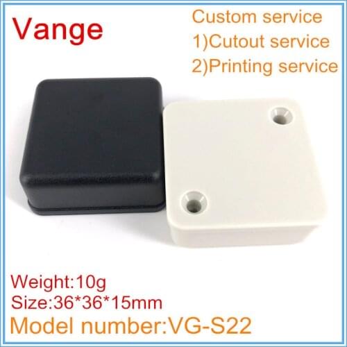 10pcs/lot small mold making case IP54 ABS plastic enclosure diy for electronic PCB 36*36*15mm