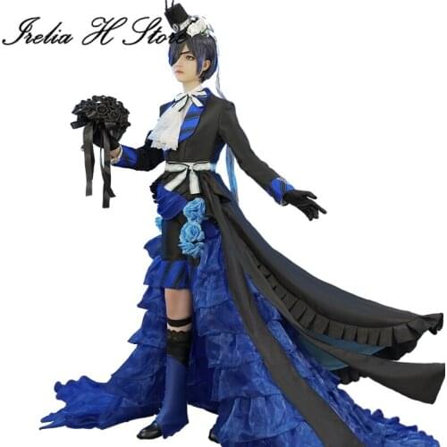 Ireli H Store Black Butler Ciel Phantomhive Cosplay Costume Halloween Party Dresses Gift