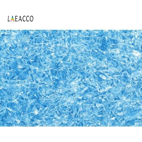 Laeacco Snowing Winter Frozen Snowflake Wonderland Background Photo Vinyl Seamless Birthday Wedding Photography For Photo Studio