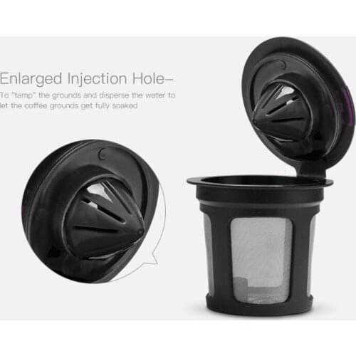 Refillable Coffee Filter Cup Reusable Coffee Pod Filled Capsule Compatible With Keurig 2.0 1.0 K Cup Coffee Makers