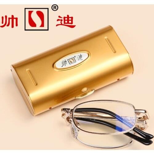 Occhiali Da Lettura Plated Frame Quality Reading Glasses Fashion Resin Ultra-light Portable Folding +1 +1.5 +2 +2.5 +3 +3.5 +4