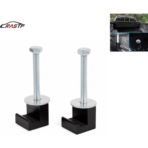 RASTP-Free Shipping Mounting Clamps for Pickup Truck Tool Box Tie Downs Aluminum J Hook Crossover RS-BTD021