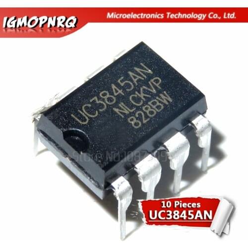 10pcs UC3845AN UC3845 Switng Controllers Current Mode DIP-8 new original