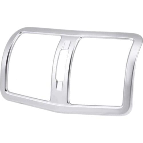 Car Back Rear Air Conditioner Outlet Vent Frame Cover Trim Interior Decoration For Mercedes Benz E Class W212 2012-2015