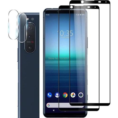 Tempered Glass On For Sony Xperia 5 Camera Lens Screen Protector For Sony Xperia 5 ii 2.5D Glass