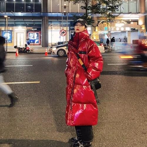 Winter Jacket Women Red Parkas Jackets for Women 2021 Lady Down Cotton Coat Female Midi Long Clothes Chaquetas Para Mujer HLY185