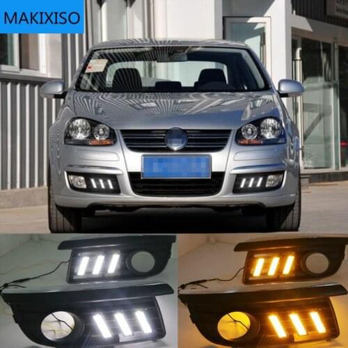 2x Car-specific for VW Jetta MK5 Sagitar 2006-2010 LED DRL daytime running light