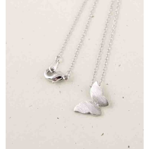 3Color Of High Quality of Delicate Butterfly Pendant Necklace Silver Gold-color Chain Charm Jewelry Free Shipping Wholesale